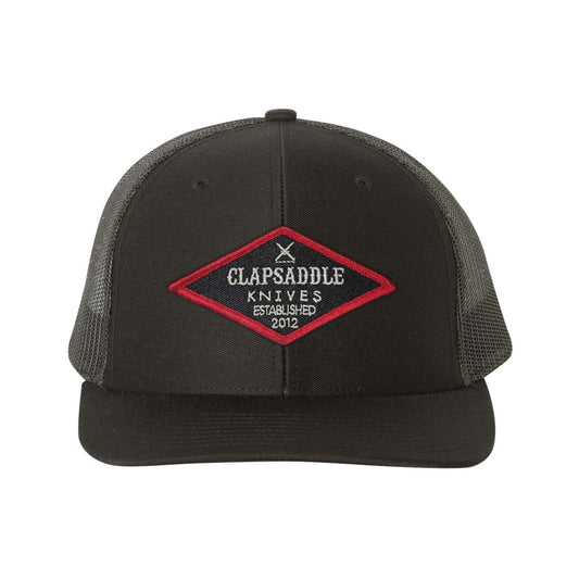 Red Clapsaddle Diamond Patch Snapback