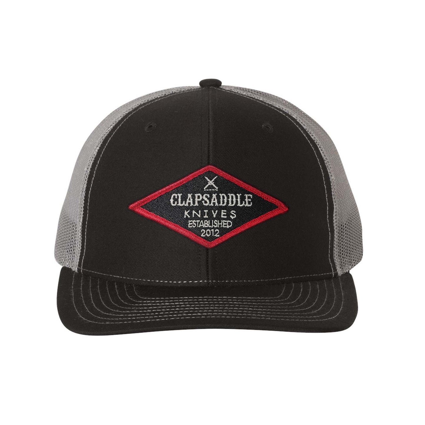 Red Clapsaddle Diamond Patch Snapback