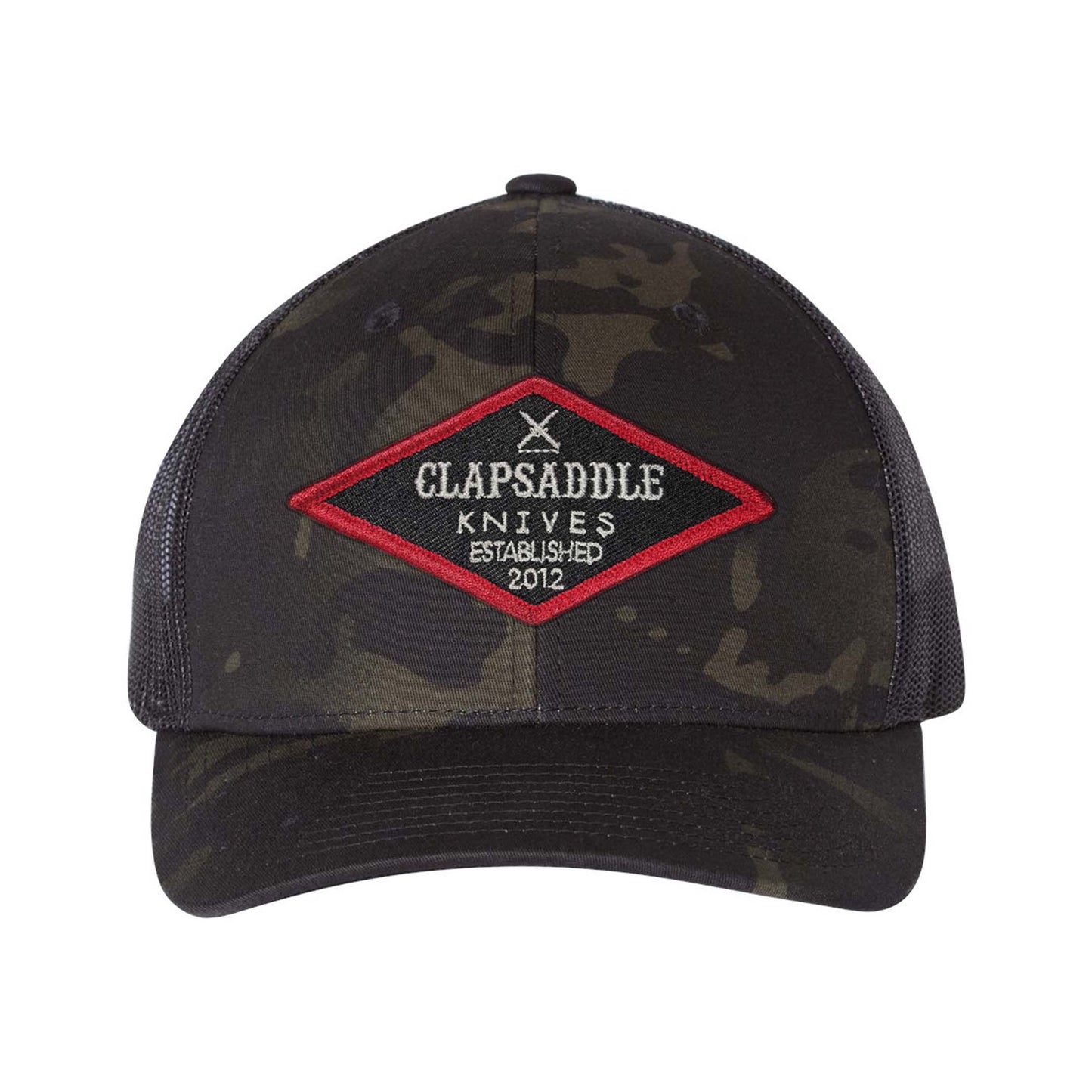 Red Clapsaddle Diamond Patch Snapback