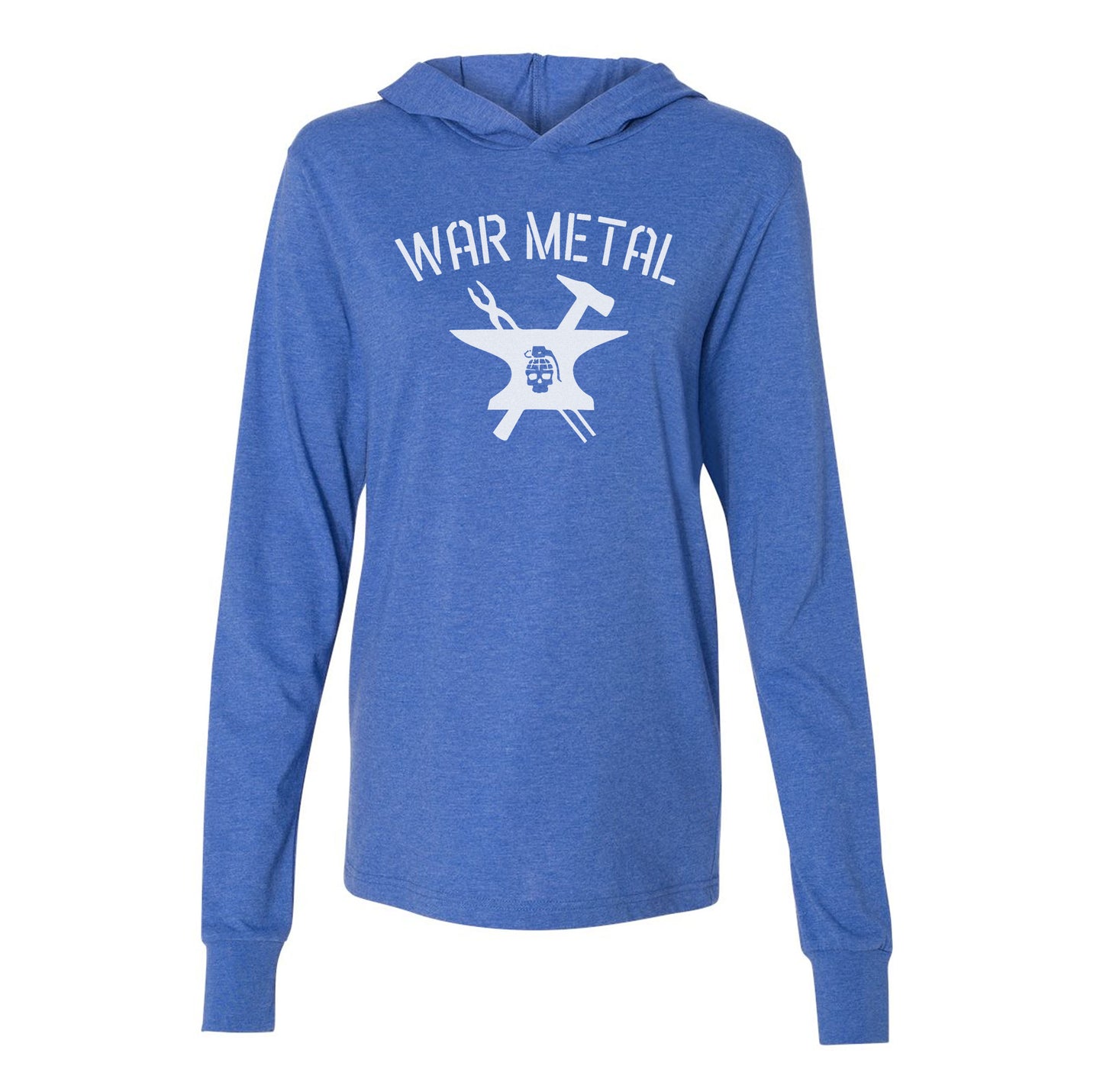 War Metal Anvil Hooded Long Sleeve